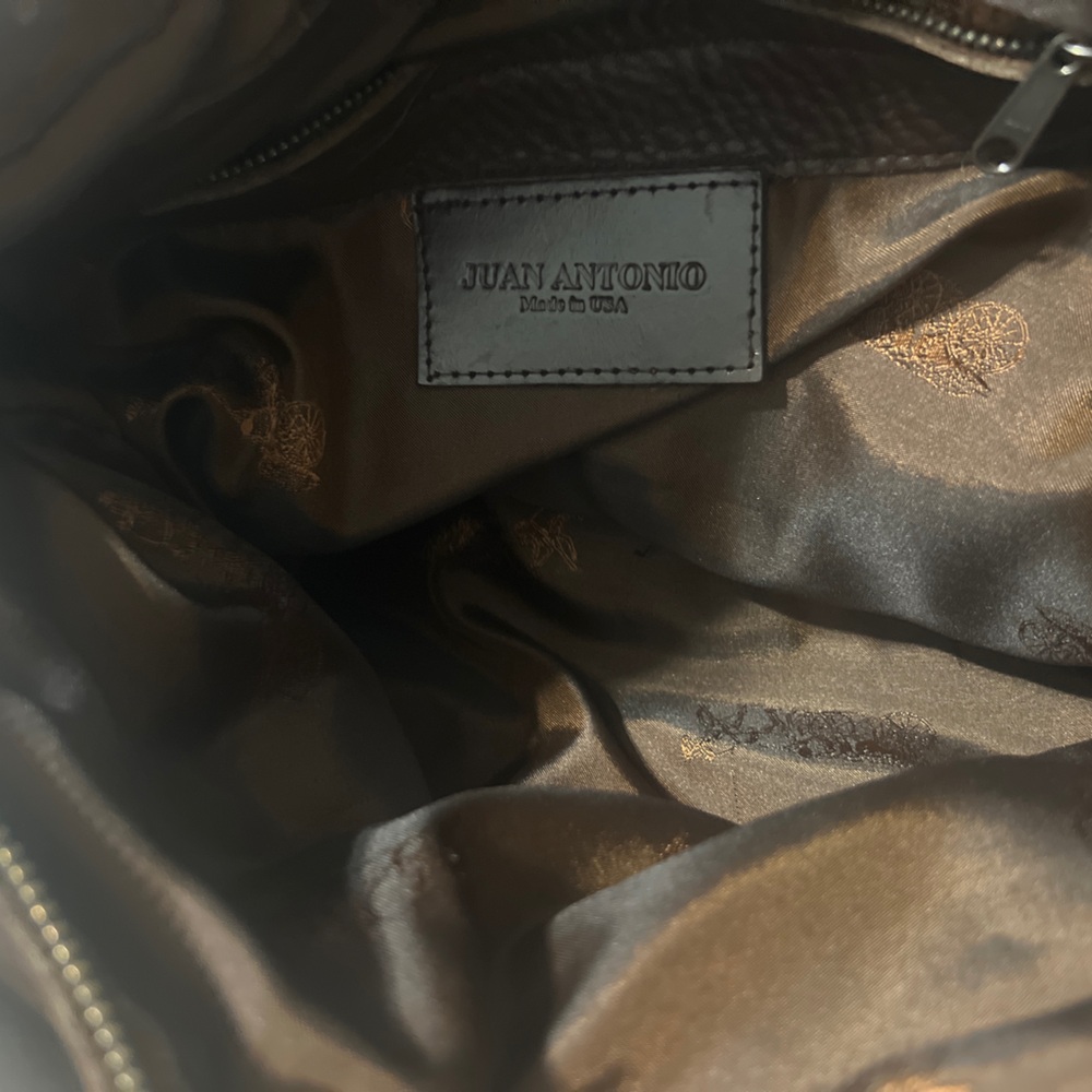 Brown Fringe Leather Shoulder Bag - Picture 9 of 9